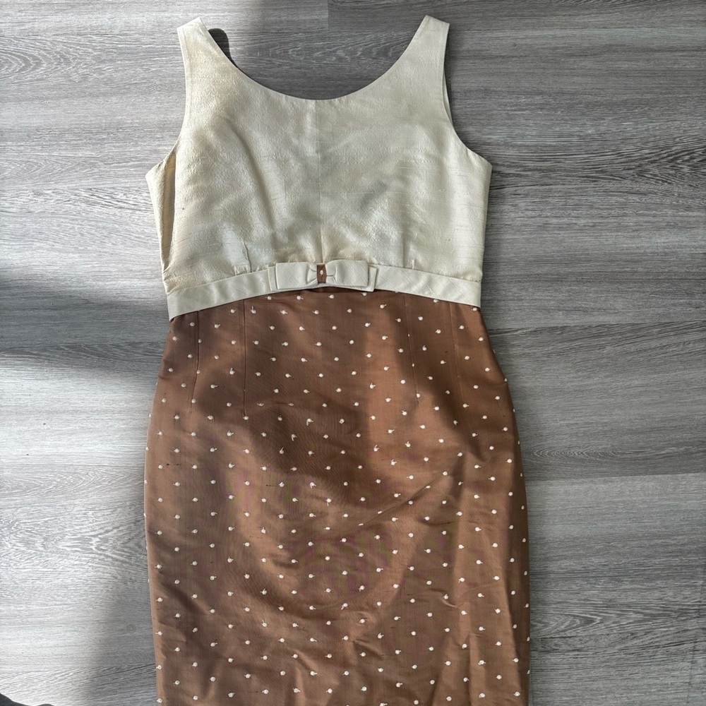 Theory Cream Silk Fabric